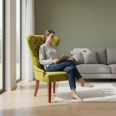 Kinnekräich Still Fauteuil Hotel Ariichtung Sëtz Polster Stull Fauteuil 10er