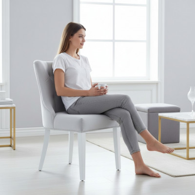 Designer Still-Set x8 Lieder Lehnstill Polster Still Gastro Miwwel
