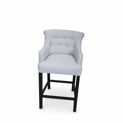 Grouss Barhocker Barstull Designer Stoff Design Loungestill Set vun 8.