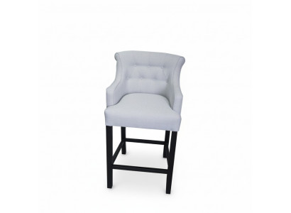 Grouss Barhocker Barstull Designer Stoff Design Loungestill Set vun 8.