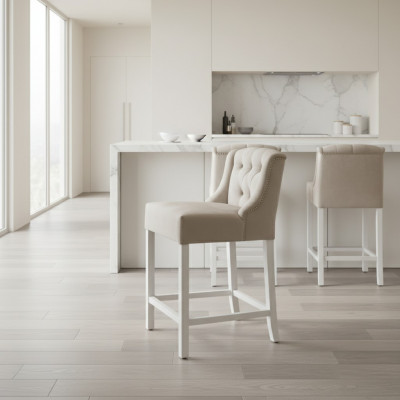 Barhocker Barstull Samt Stoff Design Barstillen Bar Hocker Set vu 2 Comptoir