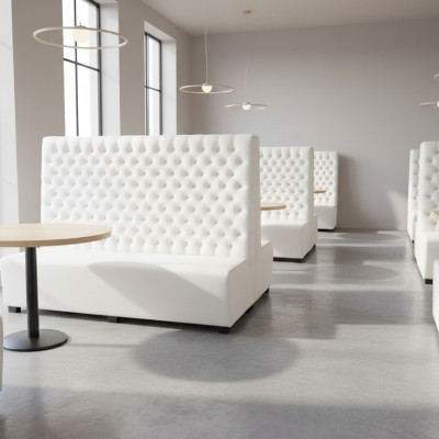Amerikanesch Bank Sëtz Banken Chesterfield Restaurant Buttek Canapé Lieder