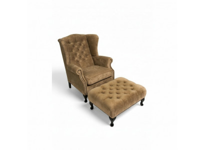 Hocker Erbäistellbank Foussocker Bäistellhocker Ottomane Sitzbank Chesterfield