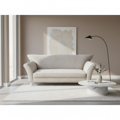 Klassesch Polster Design Canapé Sofa Dréckstëppel Stoff Couche 3 Sëtz Sofas Nei