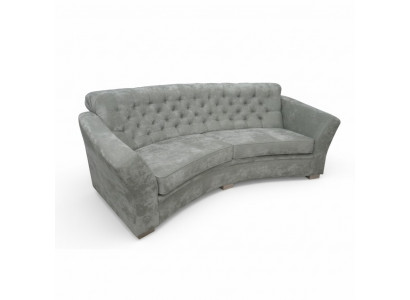 Dräisëtzer Hallef Ronn Couch Chesterfield Polstersofa Couchen Beige