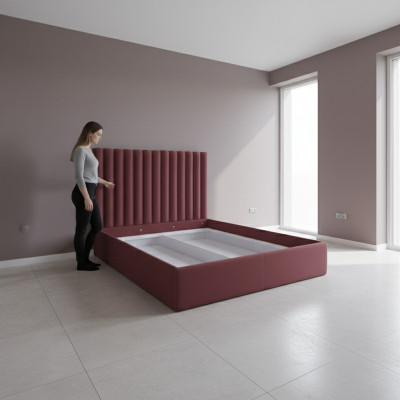 Chesterfield Bett Polster Duebel Hotel Better Schlofzëmmer 180x200cm