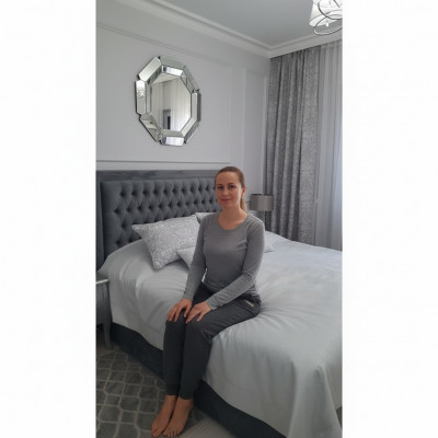 Chesterfield Bett Polster Duebel Hotel Dekoratioun Better Schlofzëmmer 140x200cm