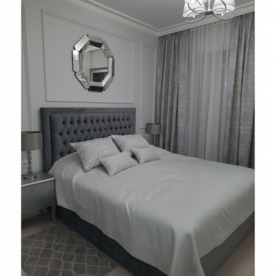 Chesterfield Bett Polster Duebel Hotel Dekoratioun Better Schlofzëmmer 140x200cm