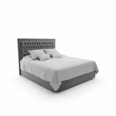 Chesterfield Bett Polster Duebel Hotel Dekoratioun Better Schlofzëmmer 140x200cm