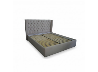 Chesterfield Bett Polster Duebel Hotel Deko Better Schlofzëmmer 180x200cm