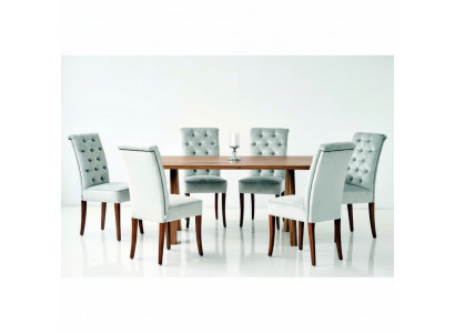 Modern Chesterfield Iesszëmmer Garnitur Luxus Iessdësch x6 Chesterfield Still