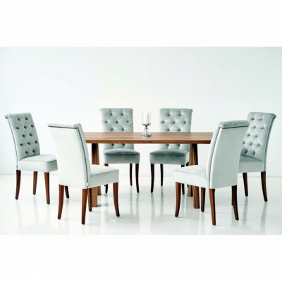 Dësch Modernen Iessdësch Holz Design Holzdësch Wunn Dëscher Iesszëmmer