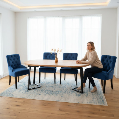 Dësch Modern Iessdësch Holz Design Holzdësch Wunn Dëscher Iess Zëmmer