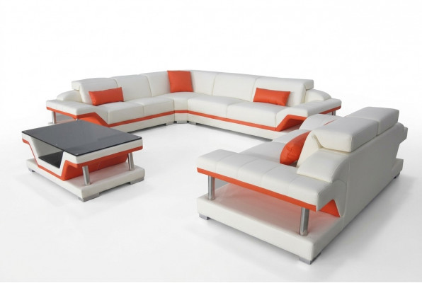 Ecksofa Sofa Eckgarnitur Couchtisch Komplett Set Sëtz Polster Eckcouch Couch USB