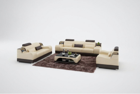 Dreisëtzer Couch Polster Design Sofa 3er Sëtz Modern Sofas Zëmmer Miwwelen