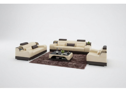Dreisëtzer Couch Polster Design Sofa 3er Sëtz Modern Sofas Zëmmer Miwwelen