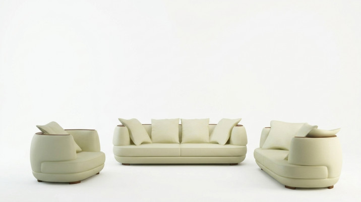 Perfekt Harmonie Grousst Lieder-Ecksofa an U-Form fir en stilvollen Wunnzëmmer.