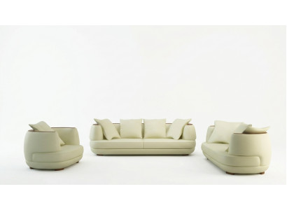 Perfekt Harmonie Grousst Lieder-Ecksofa an U-Form fir en stilvollen Wunnzëmmer.