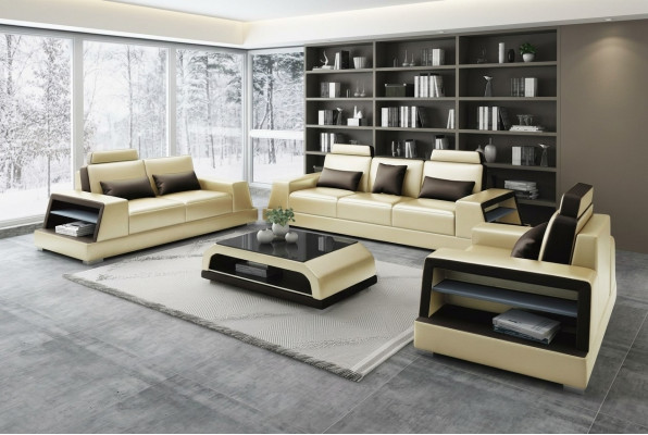 Hervorragend multifunktionellt Designer-Doppebett fir Schlofzëmmer
