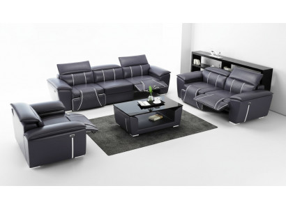 Wunnlandschaft Ecksofa mat USB U Form Sofa Couch Polster Sëtz Garnitur XXL Nei