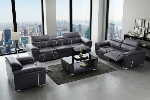 Canapé-Set Couch Polster Sofa 3+3 Komplett Set Design Lieder 2tlg. Garnituren