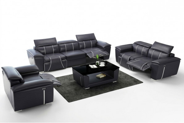 Canapé-Set Couch Polster Sofa 3+3 Komplett Set Design Lieder 2tlg. Garnituren