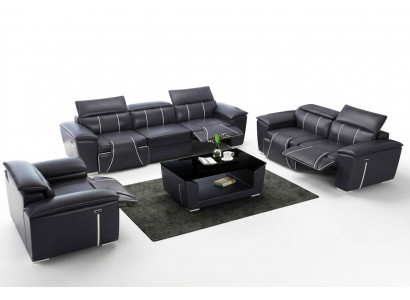 Canapé-Set Couch Polster Sofa 3+3 Komplett Set Design Lieder 2tlg. Garnituren