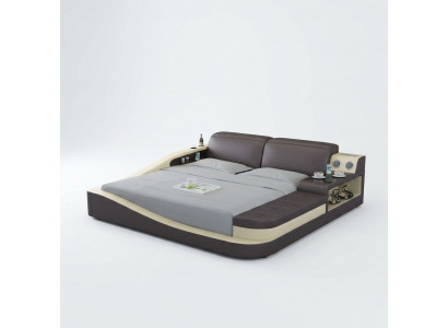 Multifunktiouns-Bett Bluetooth Boxen Luxus Design Lieder-Bedden Hotel Duebel Nei