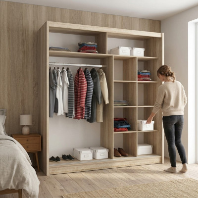Vielzweck Regal Schaf Regal Deko Späicher Kleederschaf 200cm