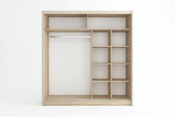 Multi-Funktioun Regal Schaf Dekor Regal Späicheren Kleederschaf 200cm