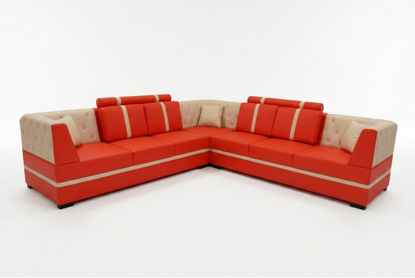 Ecksofa mat USB Polster Eck Wunnzëmmer Landschaft Designer Couchen Textil Neijoer