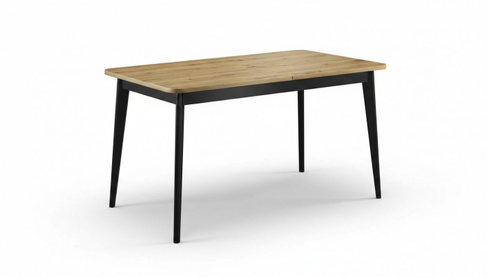 Modernt Holzdësch Iessdësch Dësch Holz Dëscher Iess Zëmmer Auszéibar