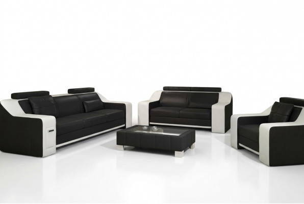 Sëtz Garnitur Kannapee Lieder Polster 3+2+1 Design Couch Modern Garnituren Kannapeeën USB