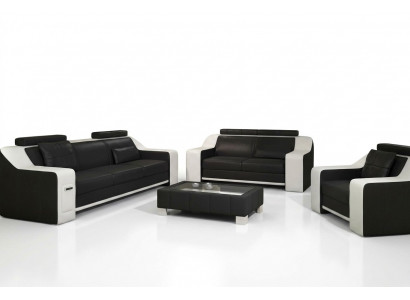 Sëtz Garnitur Kannapee Lieder Polster 3+2+1 Design Couch Modern Garnituren Kannapeeën USB