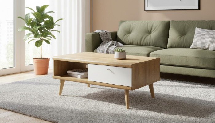 Moderne Couchdëscher Dësch Sofa Design Dëscher Holz Wunnzëmmer Bäistell.