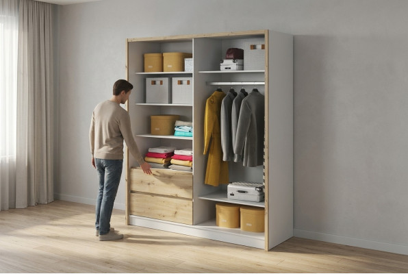 Multifunktionnelle Regaler Schaf Kleederschaf Regal Stockag Kleederschief 180cm Neien