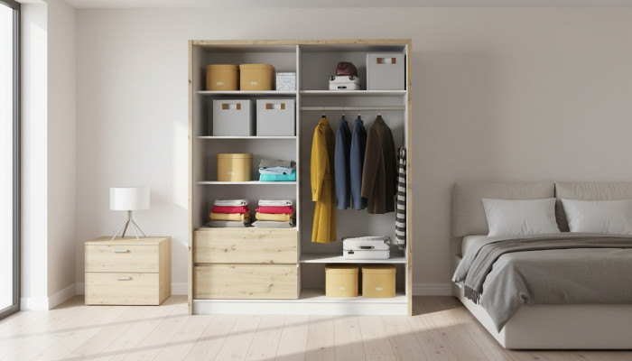 Multifunktionnelle Regaler Schaf Kleederschaf Regal Stockag Kleederschief 180cm Neien