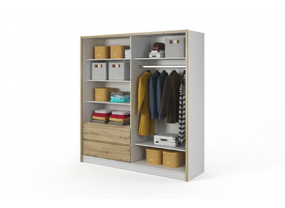 Multi-Notz Schaf Stockage Regal Gaderobeschaf