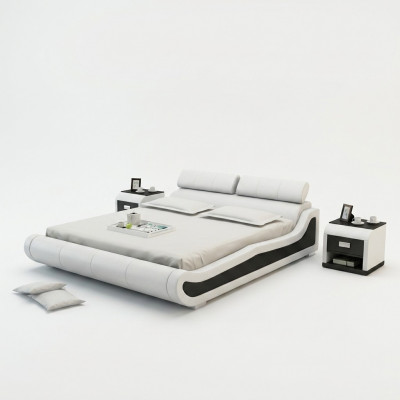 Waasserbett Hotel Duebelbett Better Mat USB Komplett Liederbett Polsterbett Waasser
