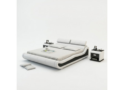 Waasserbett Hotel Duebelbett Better Mat USB Komplett Liederbett Polsterbett Waasser