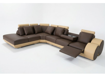 Design Lieder Polster Sëtz Lieder Polster Landschaft Zëmmer Wunn Sofa Eck mat USB.