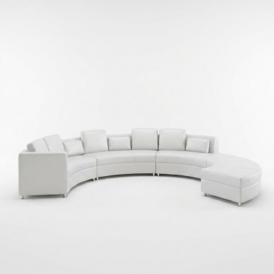 Ledercouch Couch Wunnlandschaft Ecksofa Eck Garnitur Design Modern Sofa USB A1102