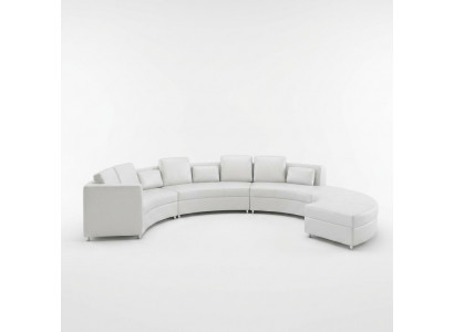 Ledercouch Couch Wunnlandschaft Ecksofa Eck Garnitur Design Modern Sofa USB A1102