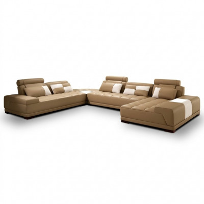 Sofa mat USB, Couch Polster Garnitur XXL Grouss Eck Sofas, Wunnlanschaft Ecksofa Neien