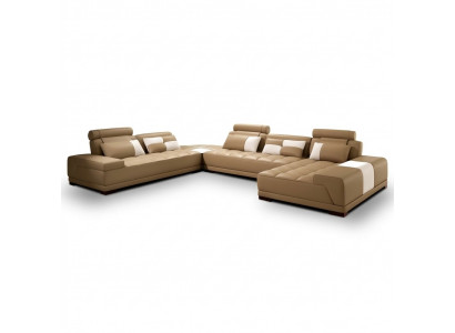 Sofa mat USB, Couch Polster Garnitur XXL Grouss Eck Sofas, Wunnlanschaft Ecksofa Neien