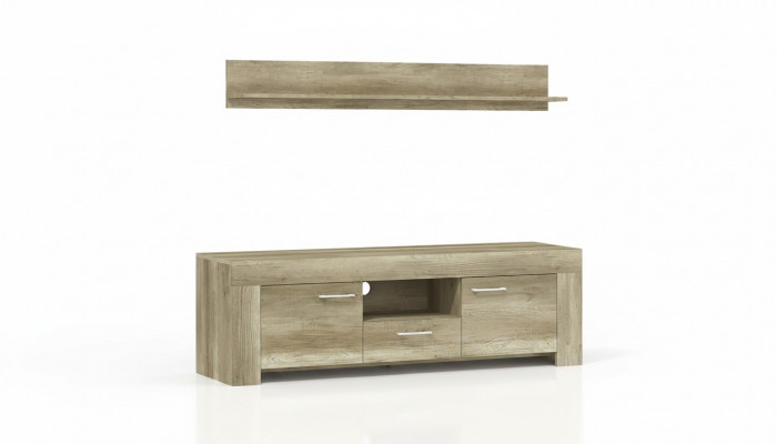Regal + RTV Schaf Sideboard Fernseh SRTV155+P155 Fernseh Mauer