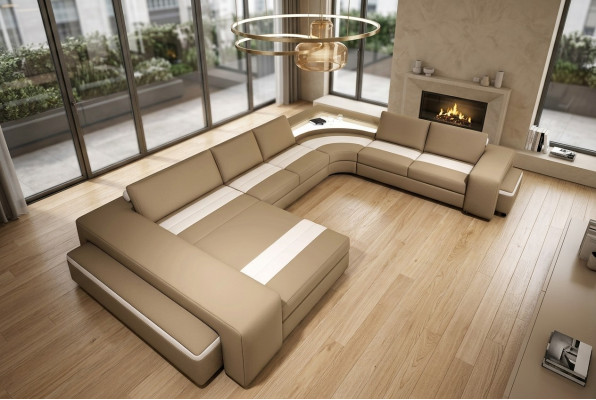 Eckcanapé Eckcouch Couch Wunnlandschaft Sëtz Polster Canapé Canapéen Eckarrangement