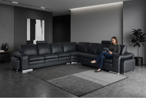 Sofa 3 Sëtzer Dräisëtzer Polstersofa Loungesofa Couch Sofagarnitur Stoffssofa
