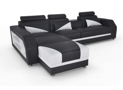Exklusivt modern Designer Eckcouch a L-Form fir stilvoll Wunnraim.