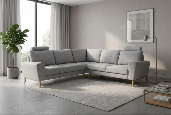 Canapé Couch Polster Sëtz Wunnlandschaft Designer Couche Canapéen Garnitur L-Form